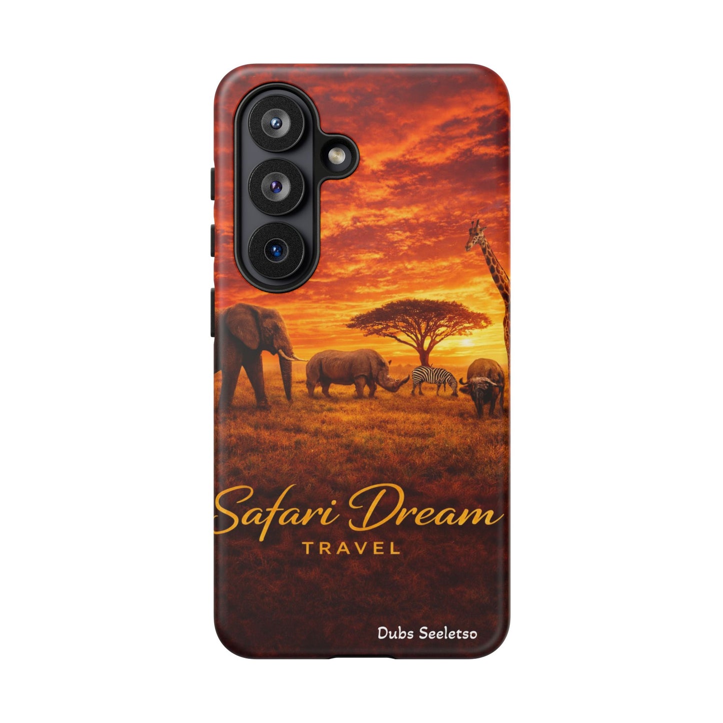 Safari Dream Travel Phone Case — Sunset African Safari Wildlife/Available in all phones