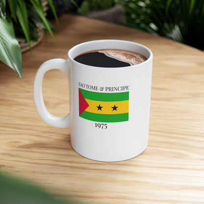 Sao Tome & Principe Flag Mug – Independence 1975 Coffee Cup (11oz, 15oz) | African Heritage Gift
