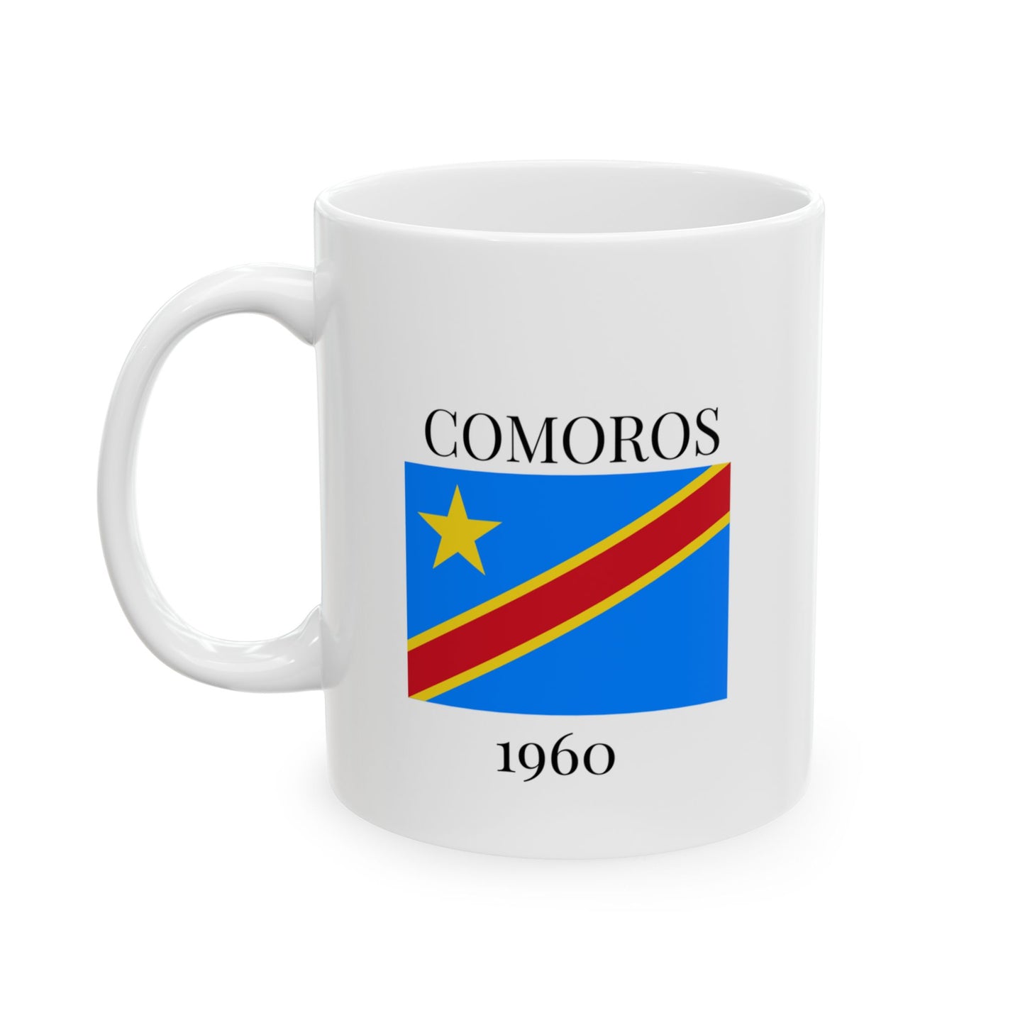 Democratic Of Congo Flag Mug – Independence 1960 Coffee Cup (11oz, 15oz) | African Heritage Gift