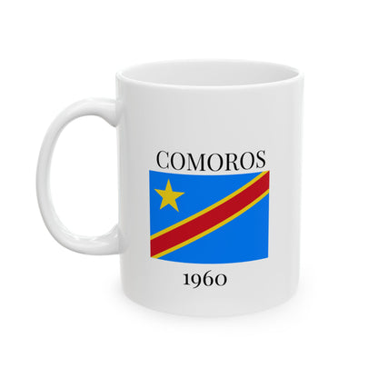 Democratic Of Congo Flag Mug – Independence 1960 Coffee Cup (11oz, 15oz) | African Heritage Gift