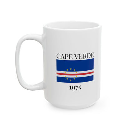 Cape Verde Flag Mug – Independence 1975 Coffee Cup (11oz, 15oz) | African Heritage Gift