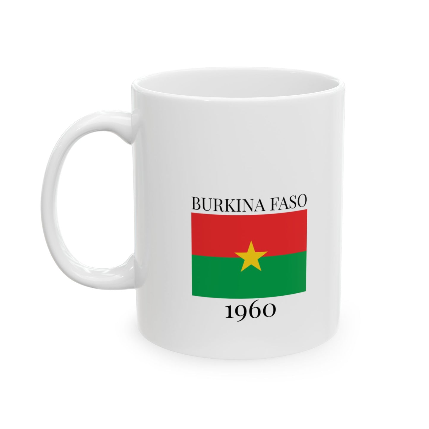 Burkina Faso Flag Mug – Independence 1960 Coffee Cup (11oz, 15oz) | African Heritage Gift