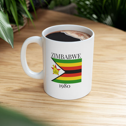 Zimbabwe Flag Mug – Independence 1960 Coffee Cup (11oz, 15oz) | African Heritage Gift