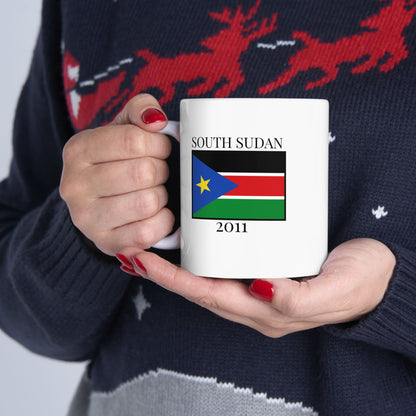 South Sudan Flag Mug – Independence 2011 Coffee Cup (11oz, 15oz) | African Heritage Gift