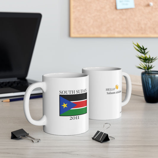 South Sudan Flag Mug – Independence 2011 Coffee Cup (11oz, 15oz) | African Heritage Gift