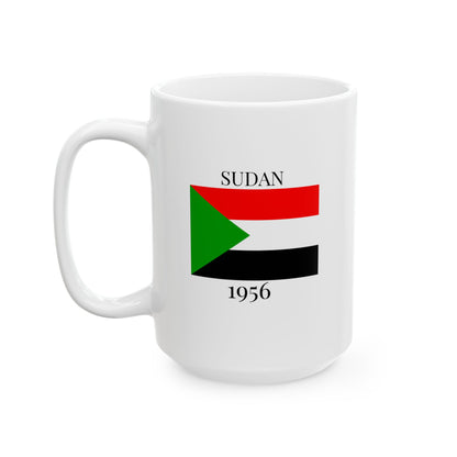 Sudan Flag Mug – Independence 1956 Coffee Cup (11oz, 15oz) | African Heritage Gift