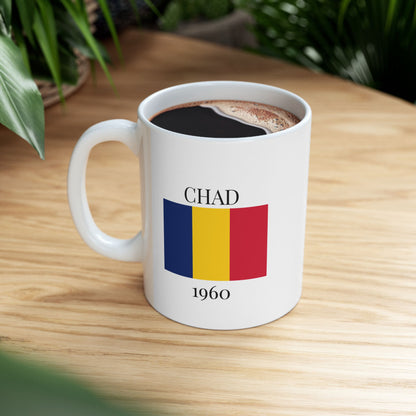 Chad Flag Mug – Independence 1960 Coffee Cup (11oz, 15oz) | African Heritage Gift