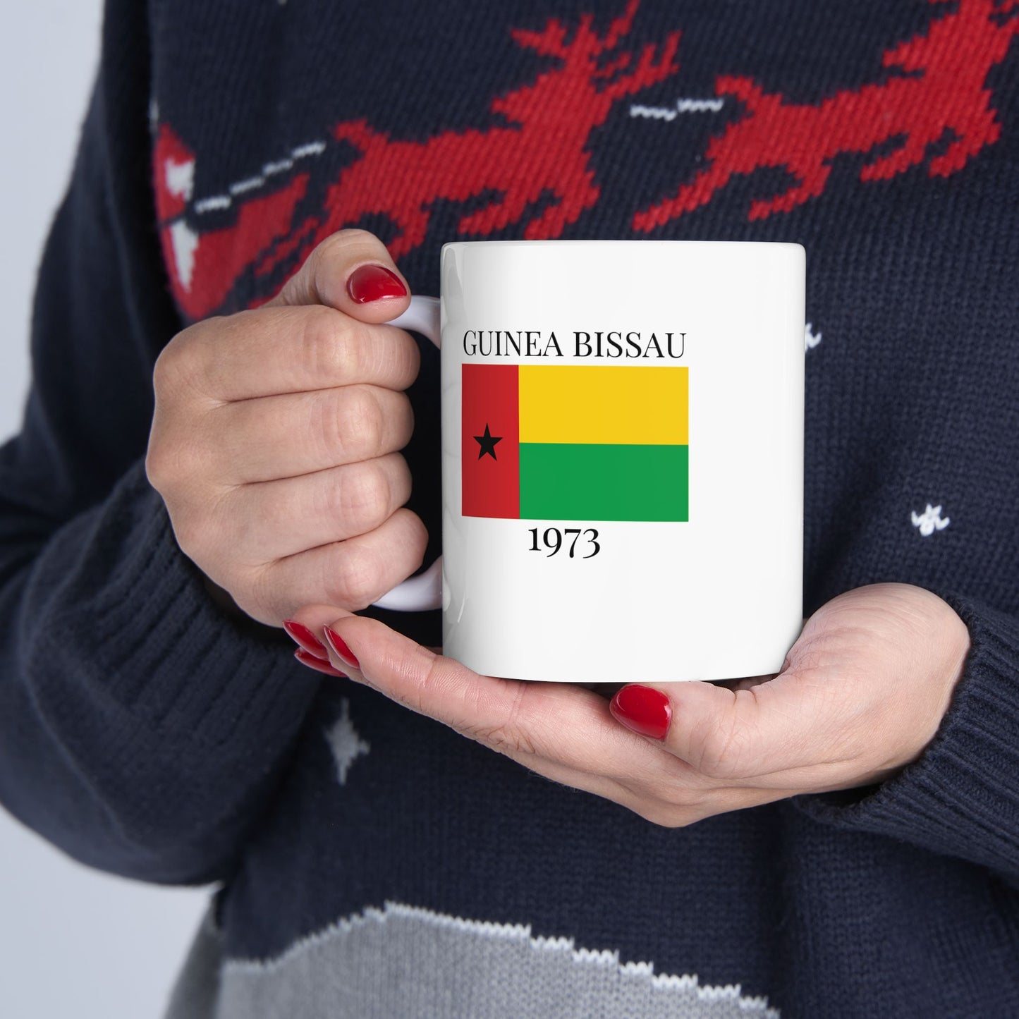 Guinea Bissau Flag Mug – Independence 1973 Coffee Cup (11oz, 15oz) | African Heritage Gift