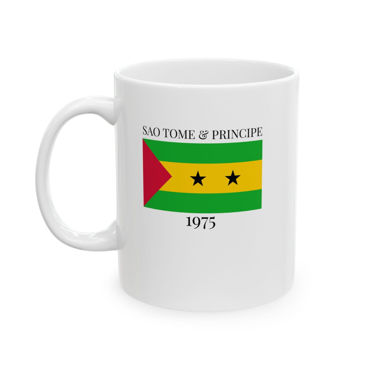 Sao Tome & Principe Flag Mug – Independence 1975 Coffee Cup (11oz, 15oz) | African Heritage Gift
