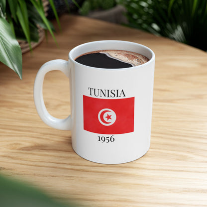 Tunisia Flag Mug – Independence 1956 Coffee Cup (11oz, 15oz) | African Heritage Gift
