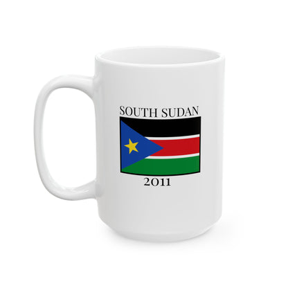 South Sudan Flag Mug – Independence 2011 Coffee Cup (11oz, 15oz) | African Heritage Gift