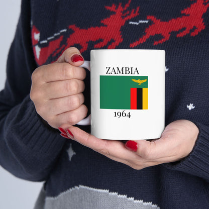 Zambia Flag Mug – Independence 1964 Coffee Cup (11oz, 15oz) | African Heritage Gift