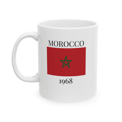 Morocco Flag Mug – Independence 1968 Coffee Cup (11oz, 15oz) | African Heritage Gift