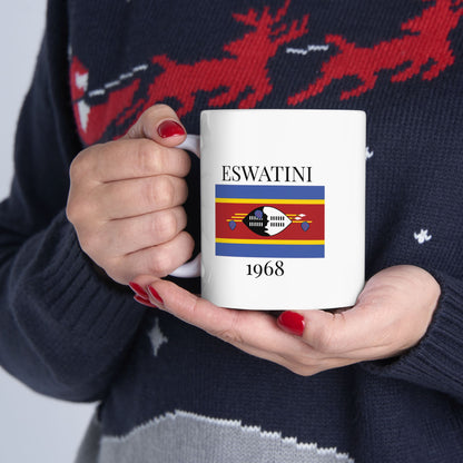 Eswatini Flag Mug – Independence 1968 Coffee Cup (11oz, 15oz) | African Heritage Gift