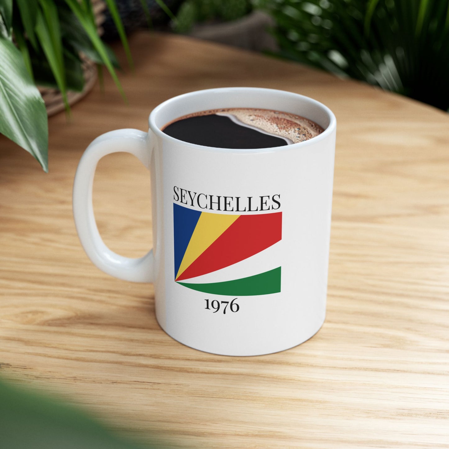 Seychelles Flag Mug – Independence 1976 Coffee Cup (11oz, 15oz) | African Heritage Gift