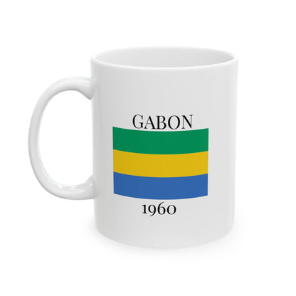 Gabon Flag Mug – Independence 1960 Coffee Cup (11oz, 15oz) | African Heritage Gift