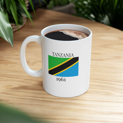 Tanzania Flag Mug – Independence 1961 Coffee Cup (11oz, 15oz) | African Heritage Gift