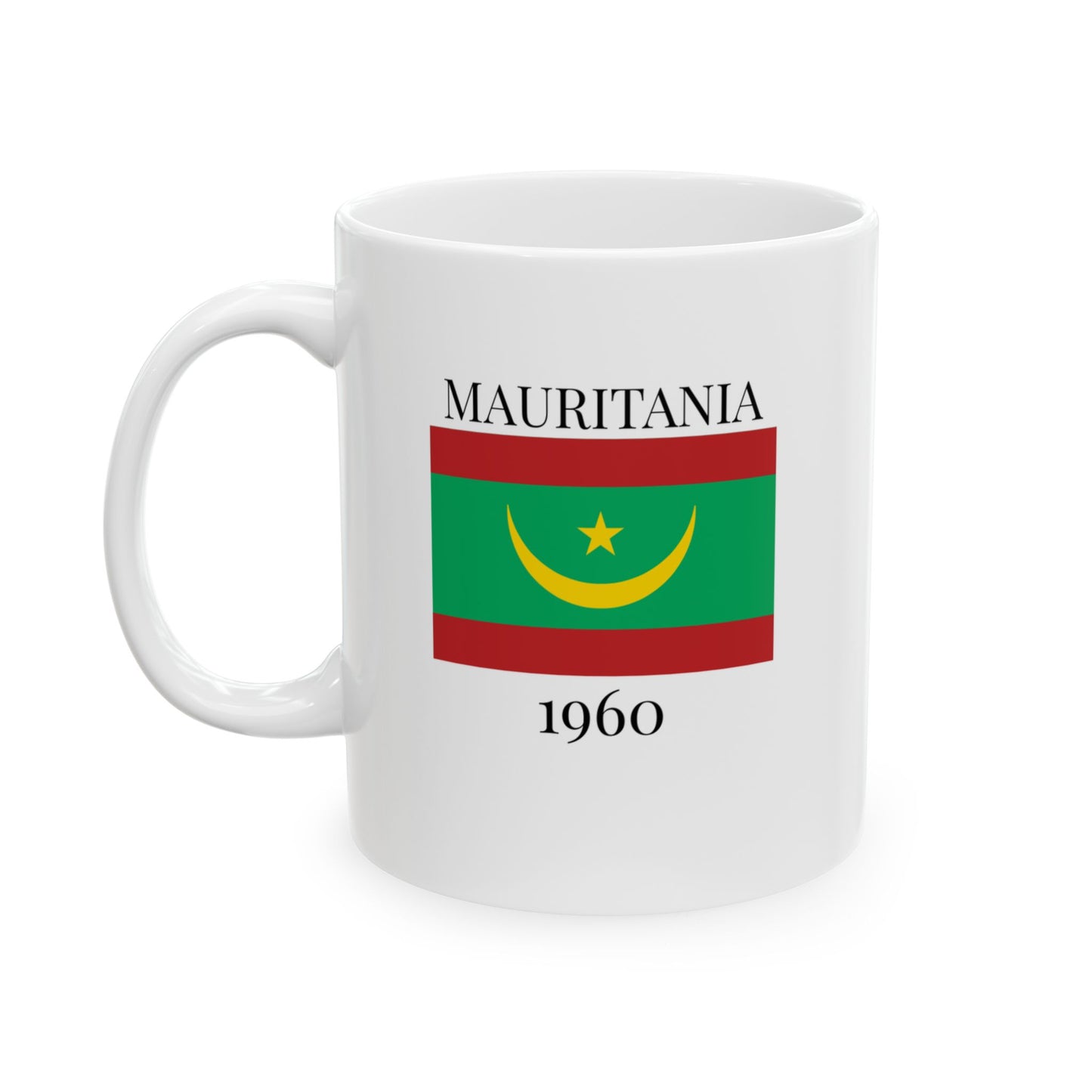 Mauritania Flag Mug – Independence 1960 Coffee Cup (11oz, 15oz) | African Heritage Gift