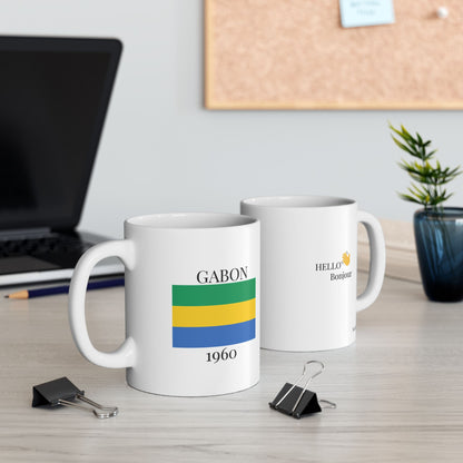 Gabon Flag Mug – Independence 1960 Coffee Cup (11oz, 15oz) | African Heritage Gift