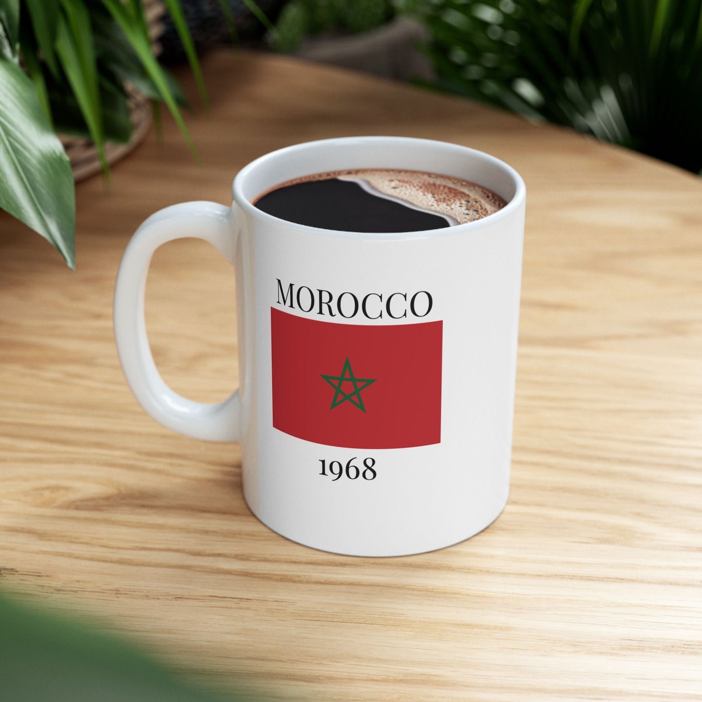 Morocco Flag Mug – Independence 1968 Coffee Cup (11oz, 15oz) | African Heritage Gift