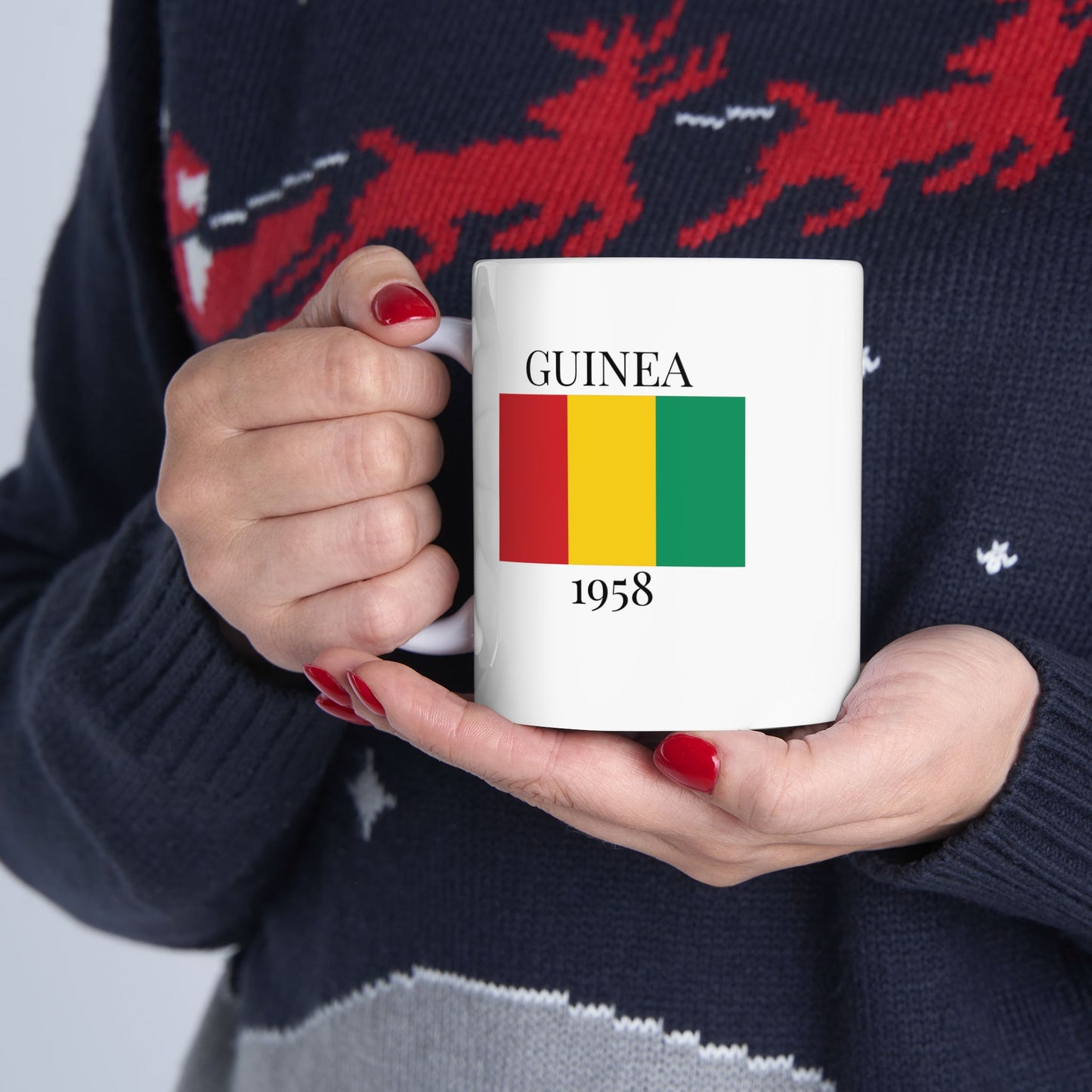 Guinea Flag Mug – Independence 1958 Coffee Cup (11oz, 15oz) | African Heritage Gift