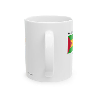Sao Tome & Principe Flag Mug – Independence 1975 Coffee Cup (11oz, 15oz) | African Heritage Gift