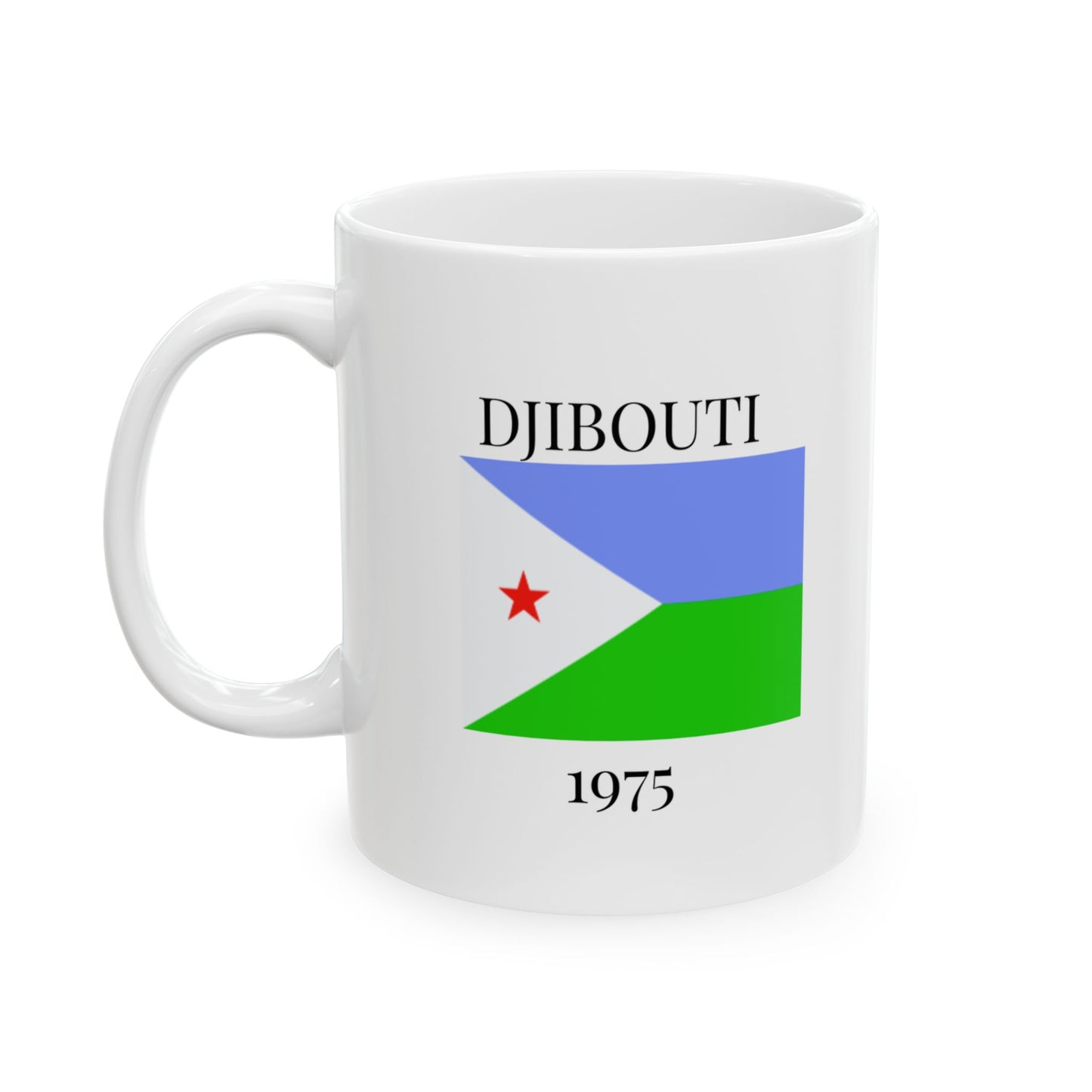 Djibouti Flag Mug – Independence 1977 Coffee Cup (11oz, 15oz) | African Heritage Gift