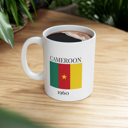 Cameroon Flag Mug – Independence 1960 Coffee Cup (11oz, 15oz) | African Heritage Gift