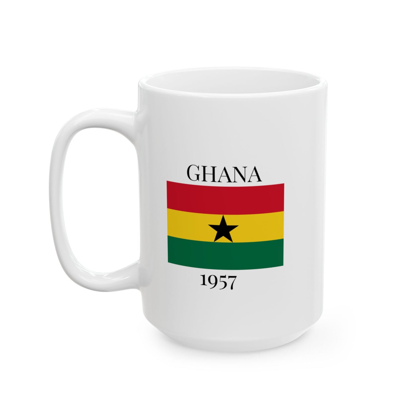 Ghana Flag Mug – Independence 1957 Coffee Cup (11oz, 15oz) | African Heritage Gift