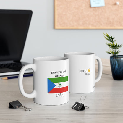 Equatorial Guinea Flag Mug – Independence 1968 Coffee Cup (11oz, 15oz) | African Heritage Gift