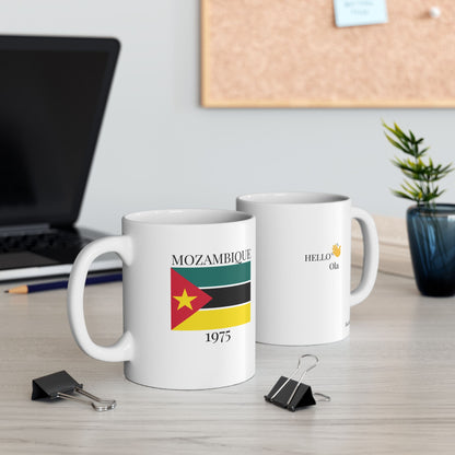 Mozambique Flag Mug – Independence 1975 Coffee Cup (11oz, 15oz) | African Heritage Gift