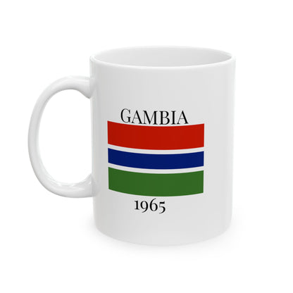 Gambia Flag Mug – Independence 1965 Coffee Cup (11oz, 15oz) | African Heritage Gift