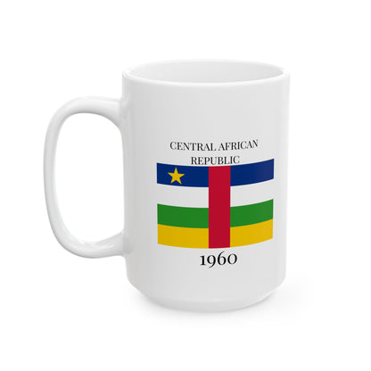 Central African Republic Flag Mug – Independence 1960 Coffee Cup (11oz, 15oz) | African Heritage Gift