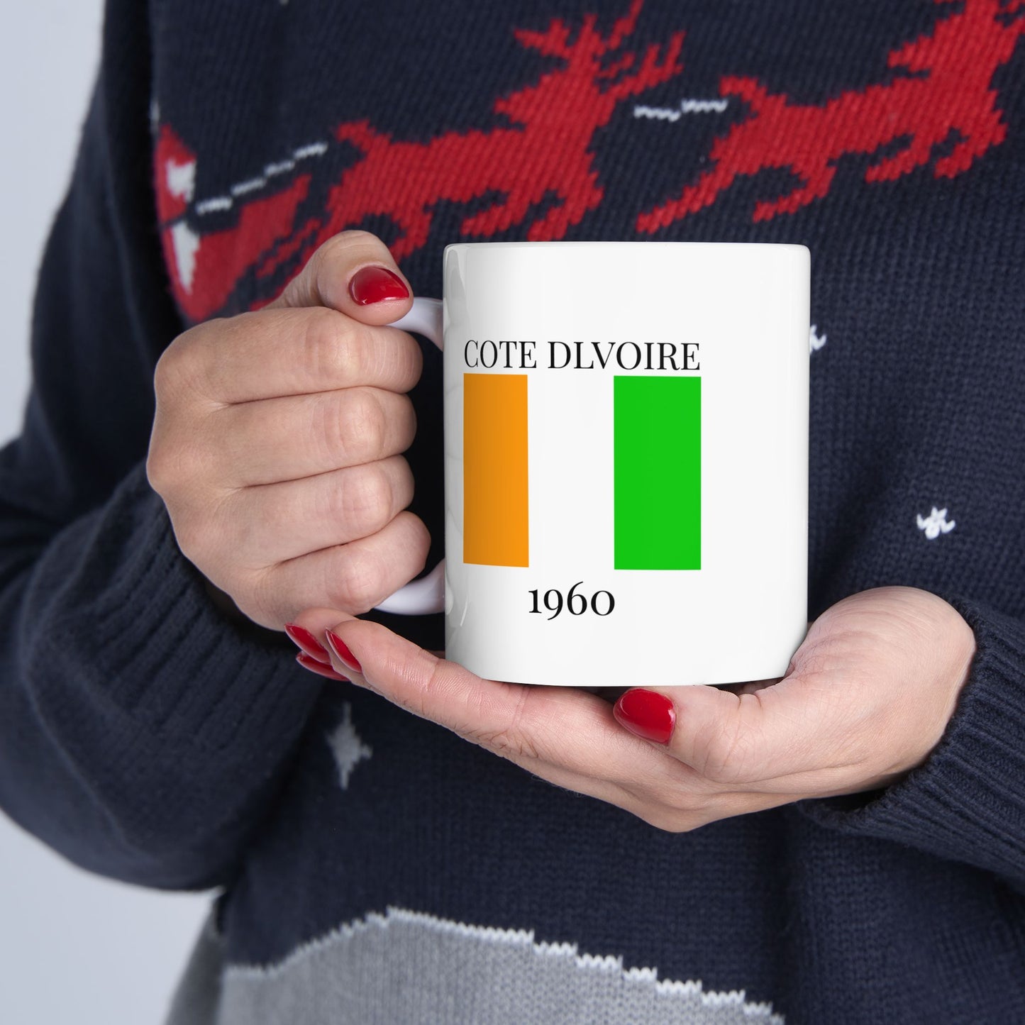 Cote Dlvoire Flag Mug – Independence 1960 Coffee Cup (11oz, 15oz) | African Heritage Gift