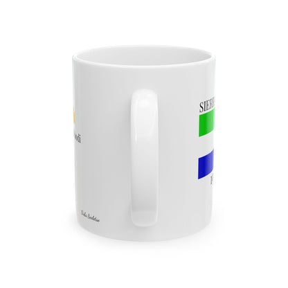 Sierra Leone Flag Mug – Independence 1961 Coffee Cup (11oz, 15oz) | African Heritage Gift