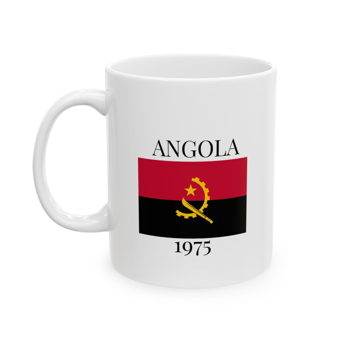 Angola Flag Mug – Independence 1975 Coffee Cup (11oz, 15oz) | African Heritage Gift