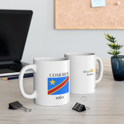 Democratic Of Congo Flag Mug – Independence 1960 Coffee Cup (11oz, 15oz) | African Heritage Gift