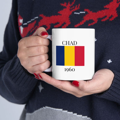 Chad Flag Mug – Independence 1960 Coffee Cup (11oz, 15oz) | African Heritage Gift
