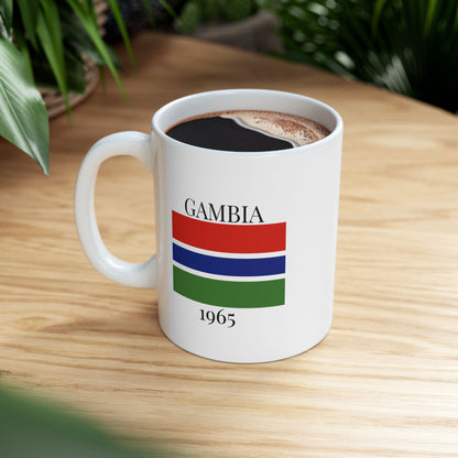 Gambia Flag Mug – Independence 1965 Coffee Cup (11oz, 15oz) | African Heritage Gift