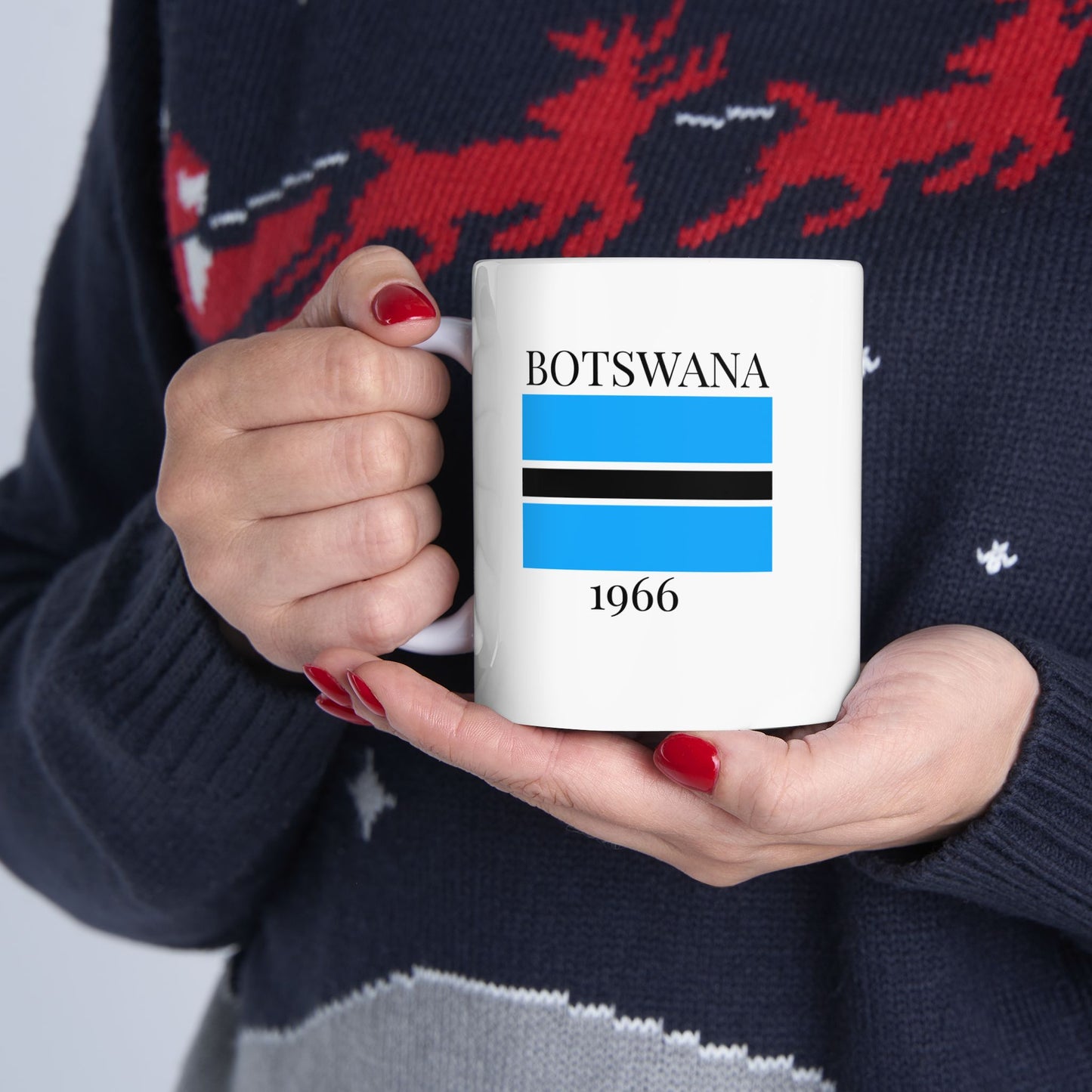 Botswana Flag Mug – Independence 1966 Coffee Cup (11oz, 15oz) | African Heritage Gift