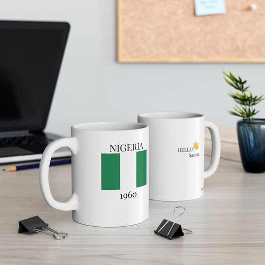 Nigeria Flag Mug – Independence 1960 Coffee Cup (11oz, 15oz) | African Heritage Gift