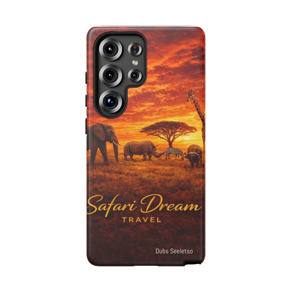 Safari Dream Travel Phone Case — Sunset African Safari Wildlife/Available in all phones