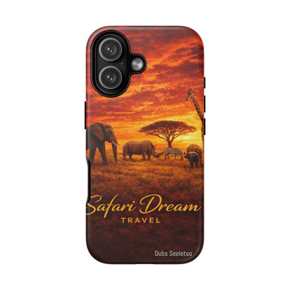 Safari Dream Travel Phone Case — Sunset African Safari Wildlife/Available in all phones