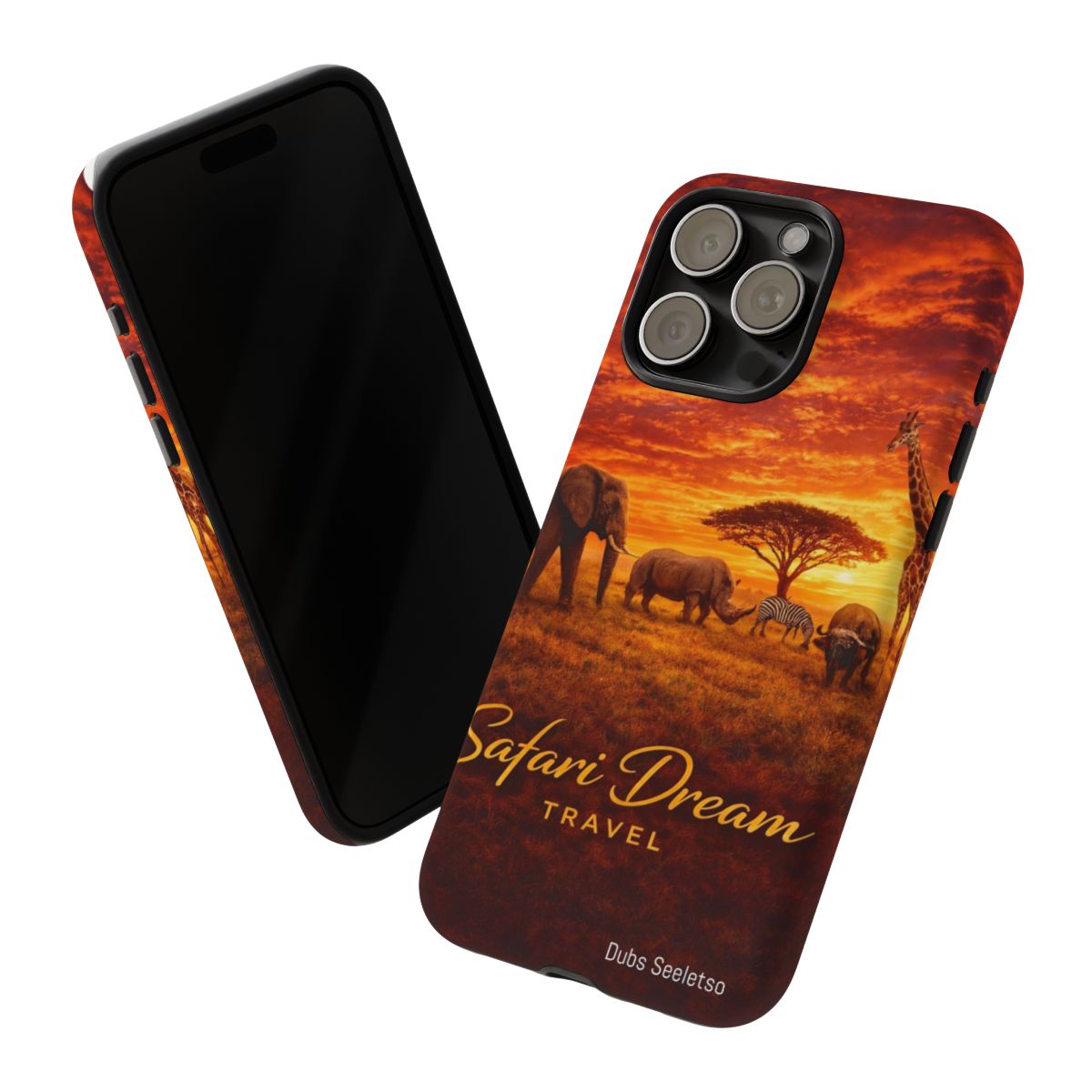 Safari Dream Travel Phone Case — Sunset African Safari Wildlife/Available in all phones