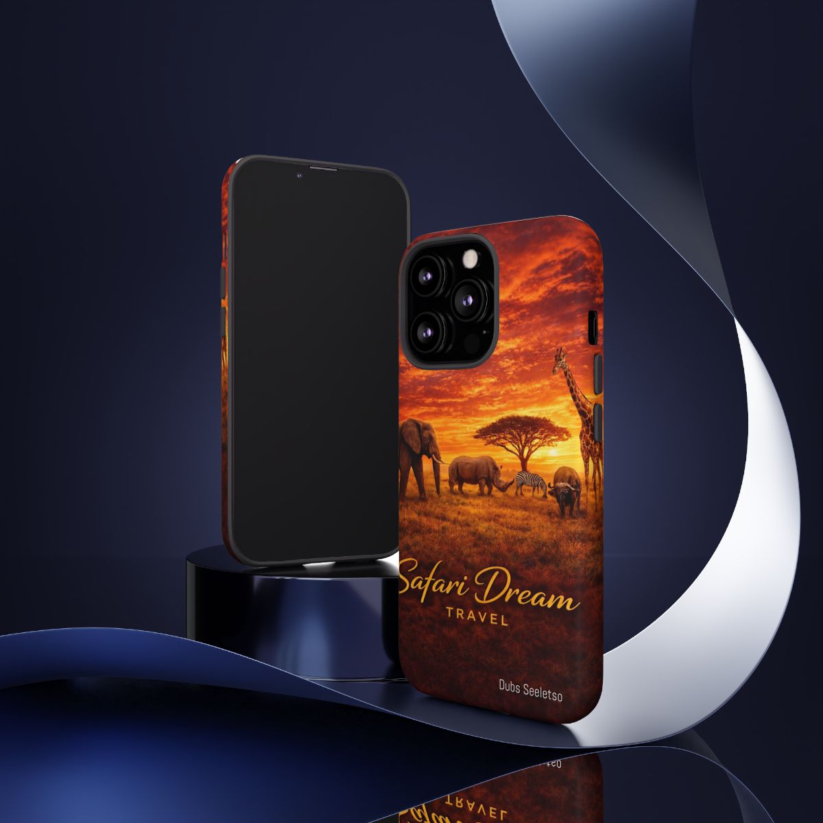 Safari Dream Travel Phone Case — Sunset African Safari Wildlife/Available in all phones