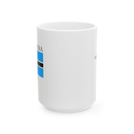Botswana Flag Mug – Independence 1966 Coffee Cup (11oz, 15oz) | African Heritage Gift