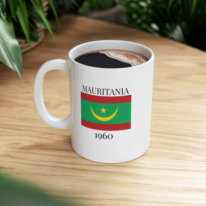 Mauritania Flag Mug – Independence 1960 Coffee Cup (11oz, 15oz) | African Heritage Gift