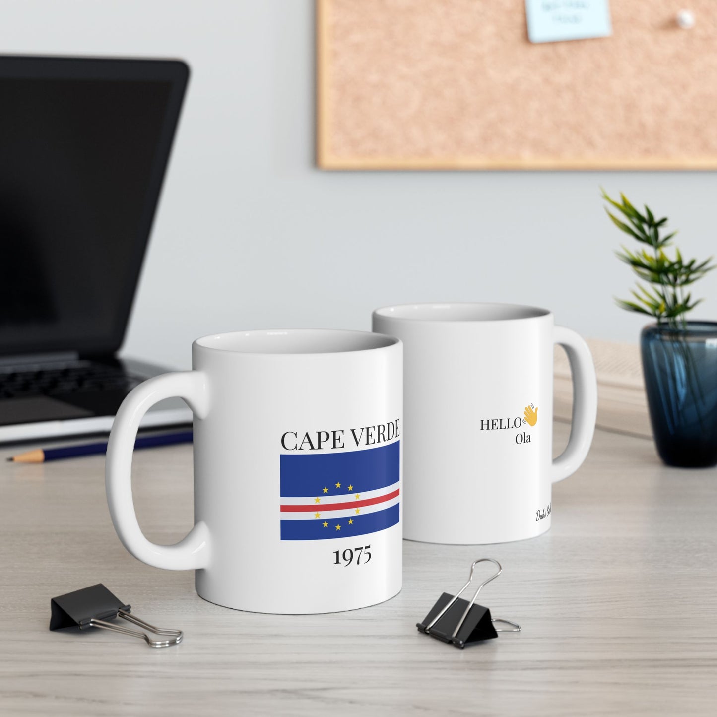 Cape Verde Flag Mug – Independence 1975 Coffee Cup (11oz, 15oz) | African Heritage Gift