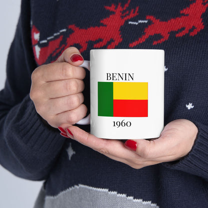 Benin Flag Mug – Independence 1960 Coffee Cup (11oz, 15oz) | African Heritage Gift