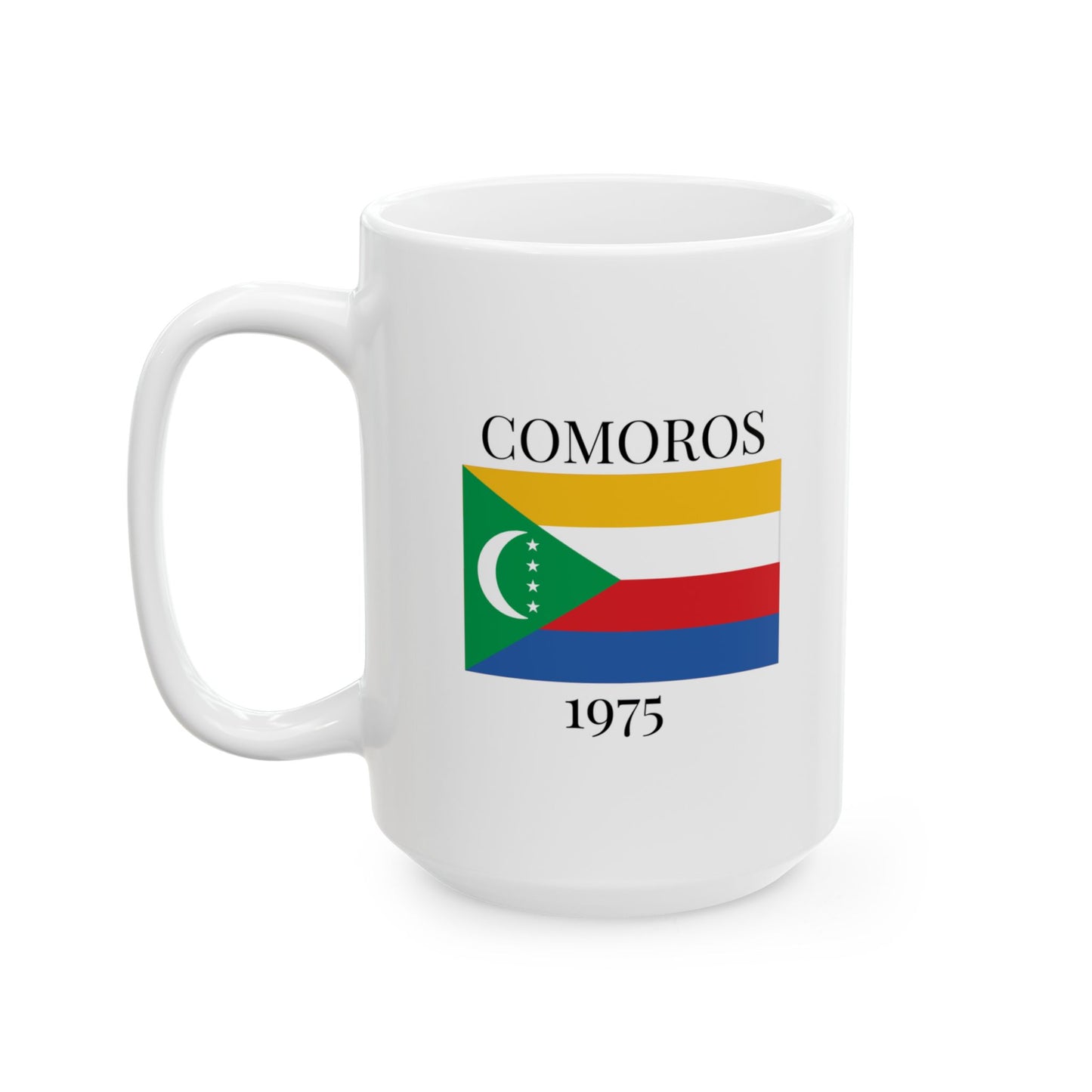 Comoros Flag Mug – Independence 1975 Coffee Cup (11oz, 15oz) | African Heritage Gift